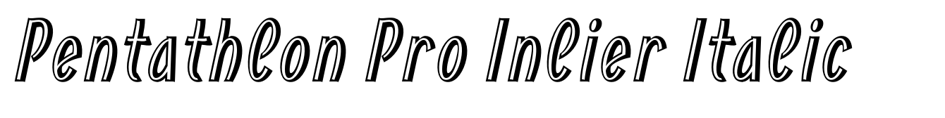 Pentathlon Pro Inlier Italic